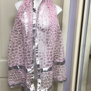 Dupatta scarf  SILVER LAVENDER SCARF Indian wedding